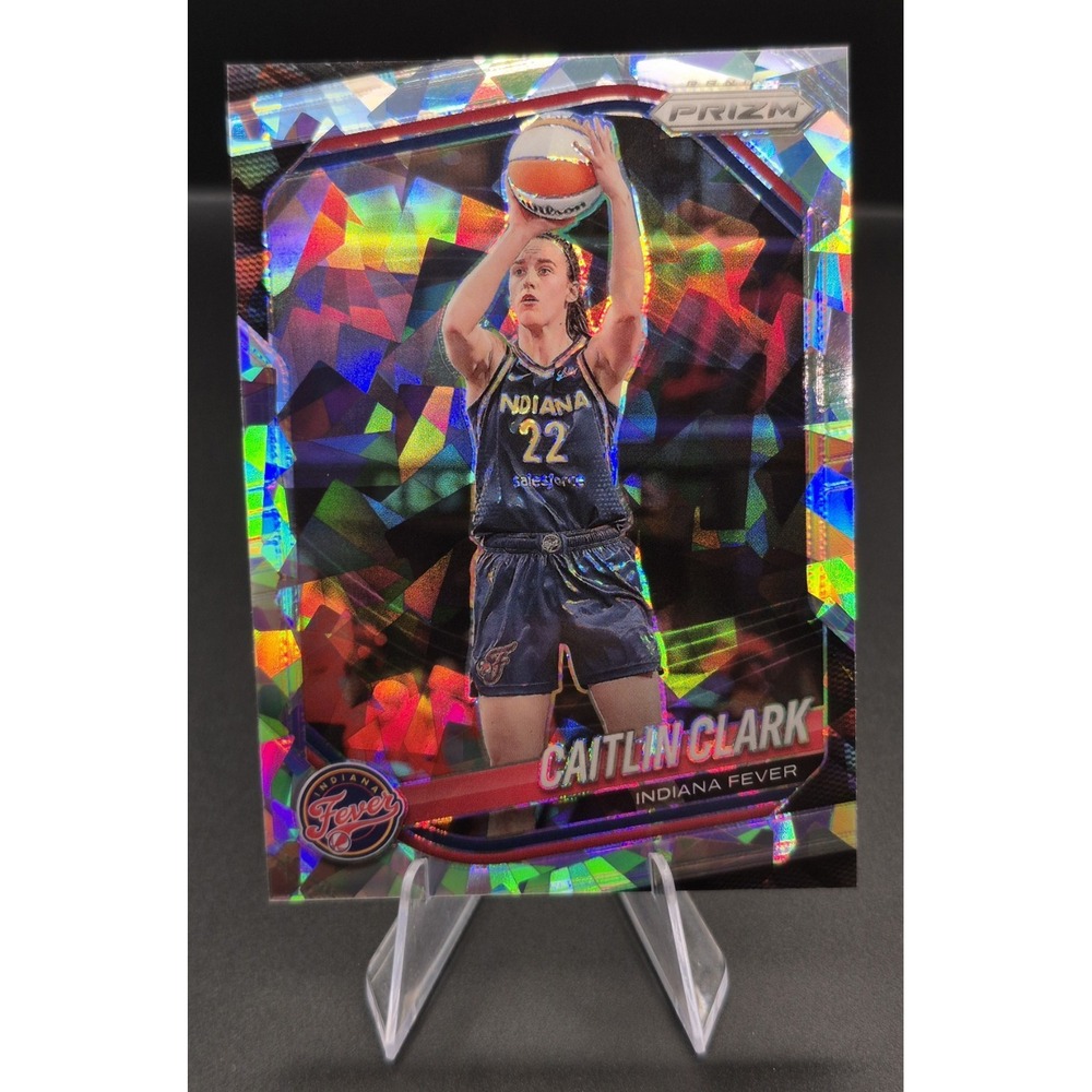 2025 Panini Prizm WNBA Caitlin Clark #22 Cracked Ice Prizm Indiana Fever